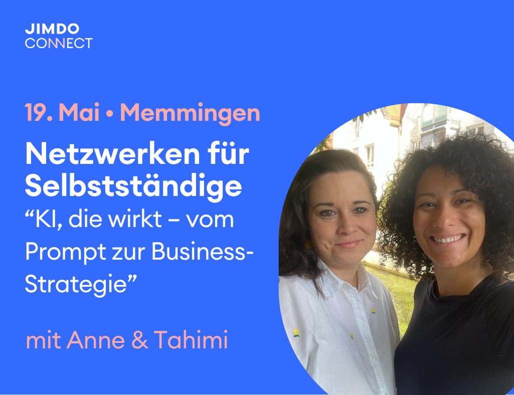 event banner with photo of Anne and Tahimi