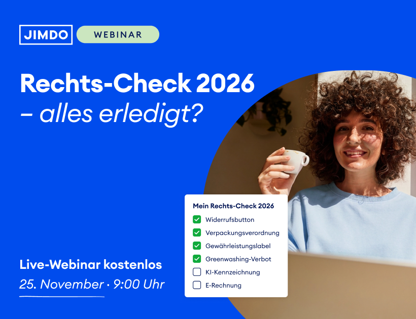 Webinar Banner mit Checkliste